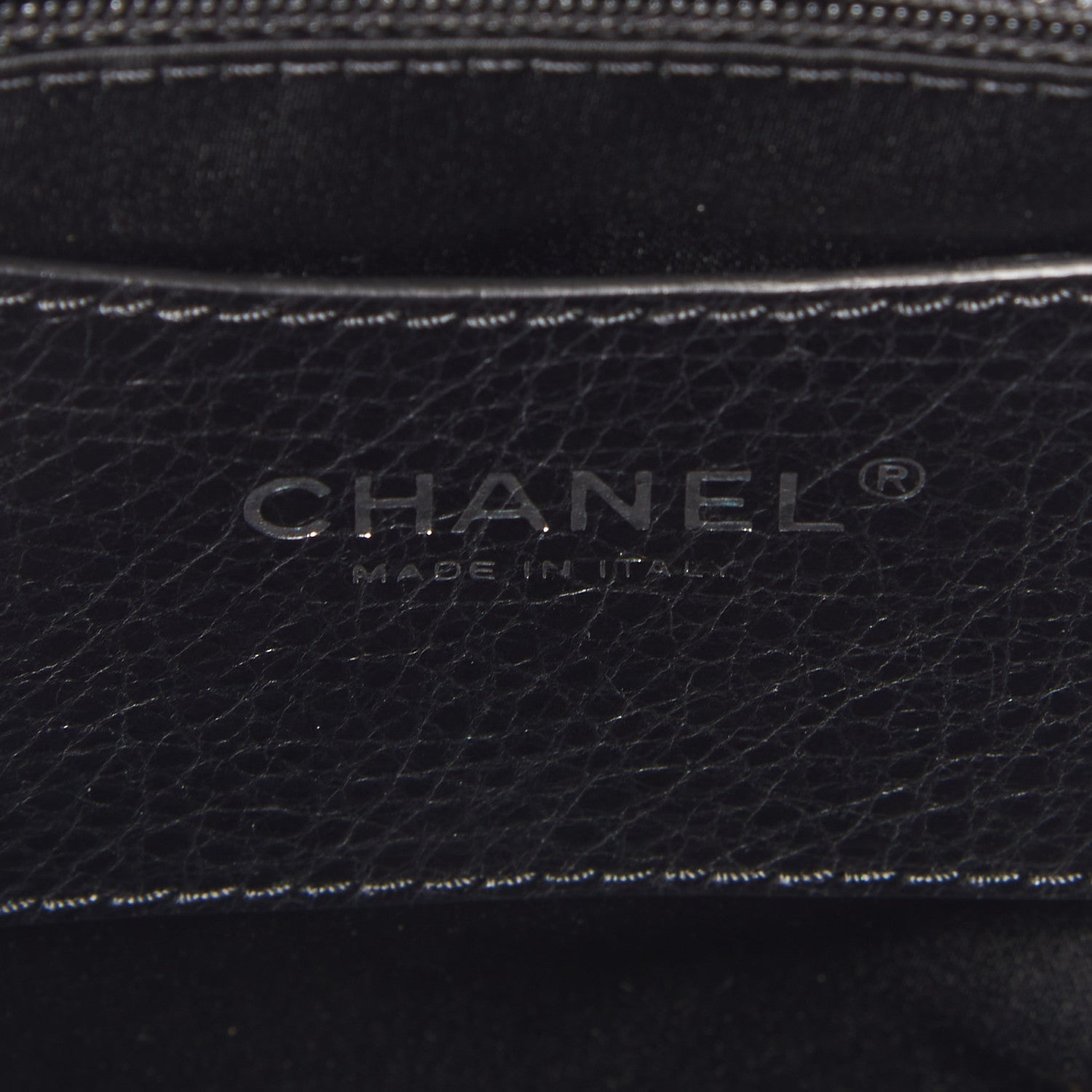 Chanel Glazed Calfskin Large On The Road Tote Black 8 of 9
