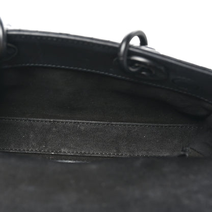 Christian Dior Ultra Matte Calfskin Cannage Medium Lady D-Joy Black 5 of 9