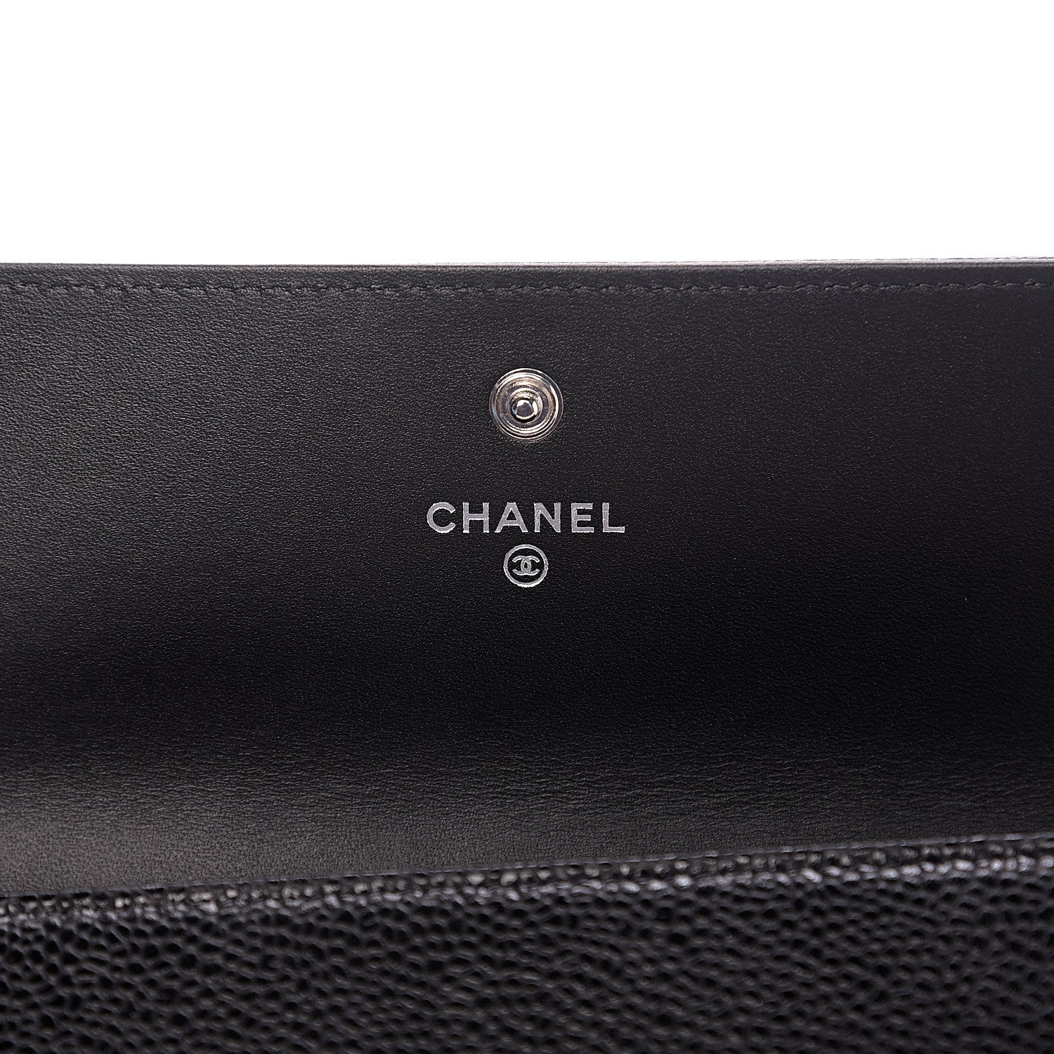 Chanel Caviar Timeless CC Large Flap Wallet Black 5 of 8