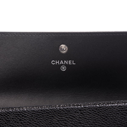 Chanel Caviar Timeless CC Large Flap Wallet Black 5 of 8