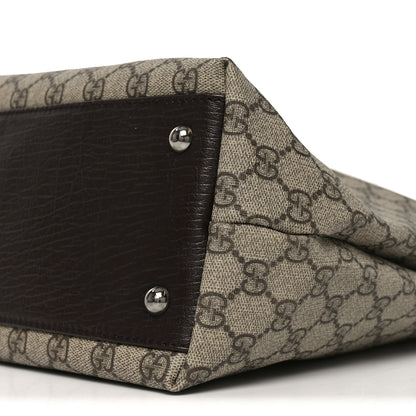Gucci GG Plus Monogram Small Vertical Tote Dark Brown 9 of 9