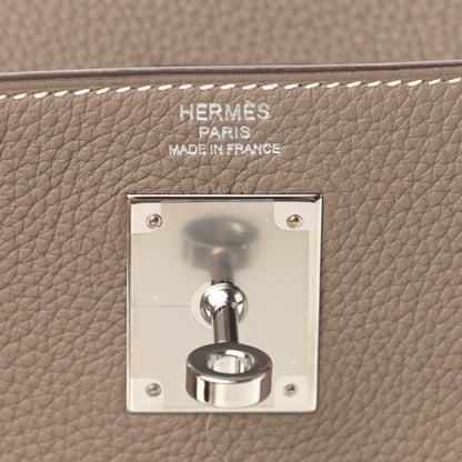 Hermes Togo Kelly Retourne 28 Etoupe 6 of 11