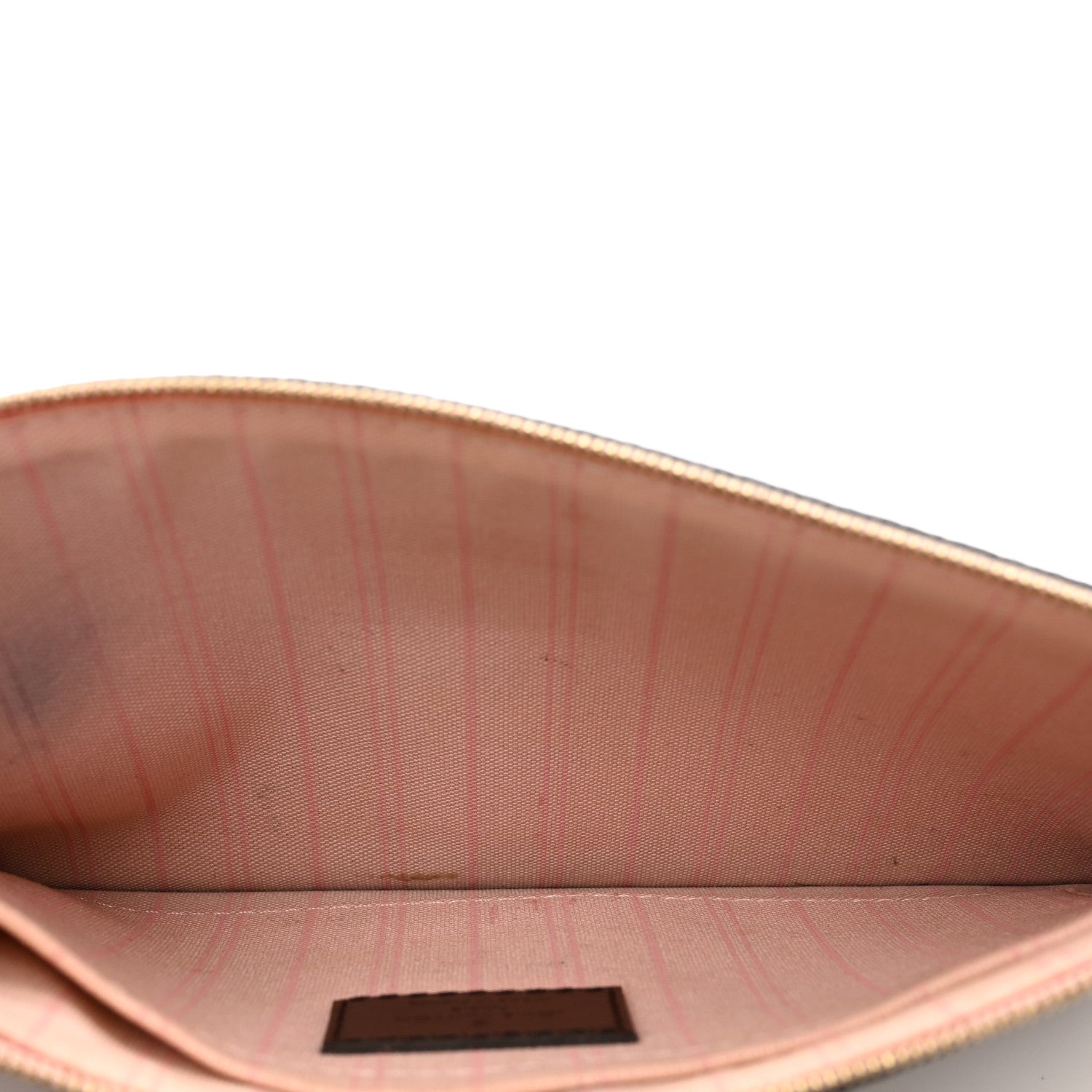 Louis Vuitton Damier Ebene Neverfull MM GM Pochette Rose Ballerine 5 of 8