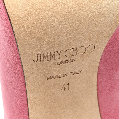 Jimmy Choo Suede Love 100 Pump 41 Candy Pink 7 of 9