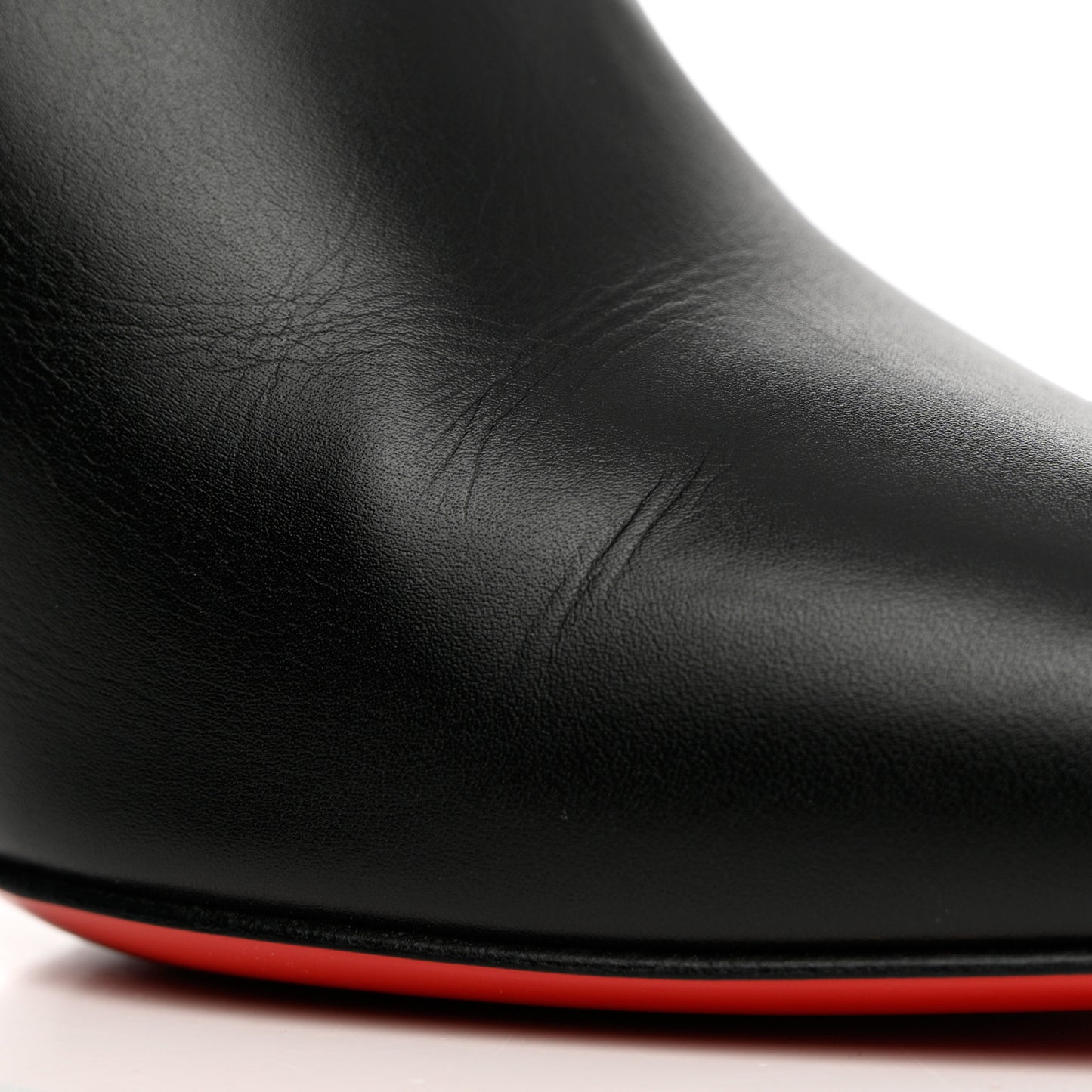 Calfskin Gorgona 85 Ankle Boots 37.5 Black