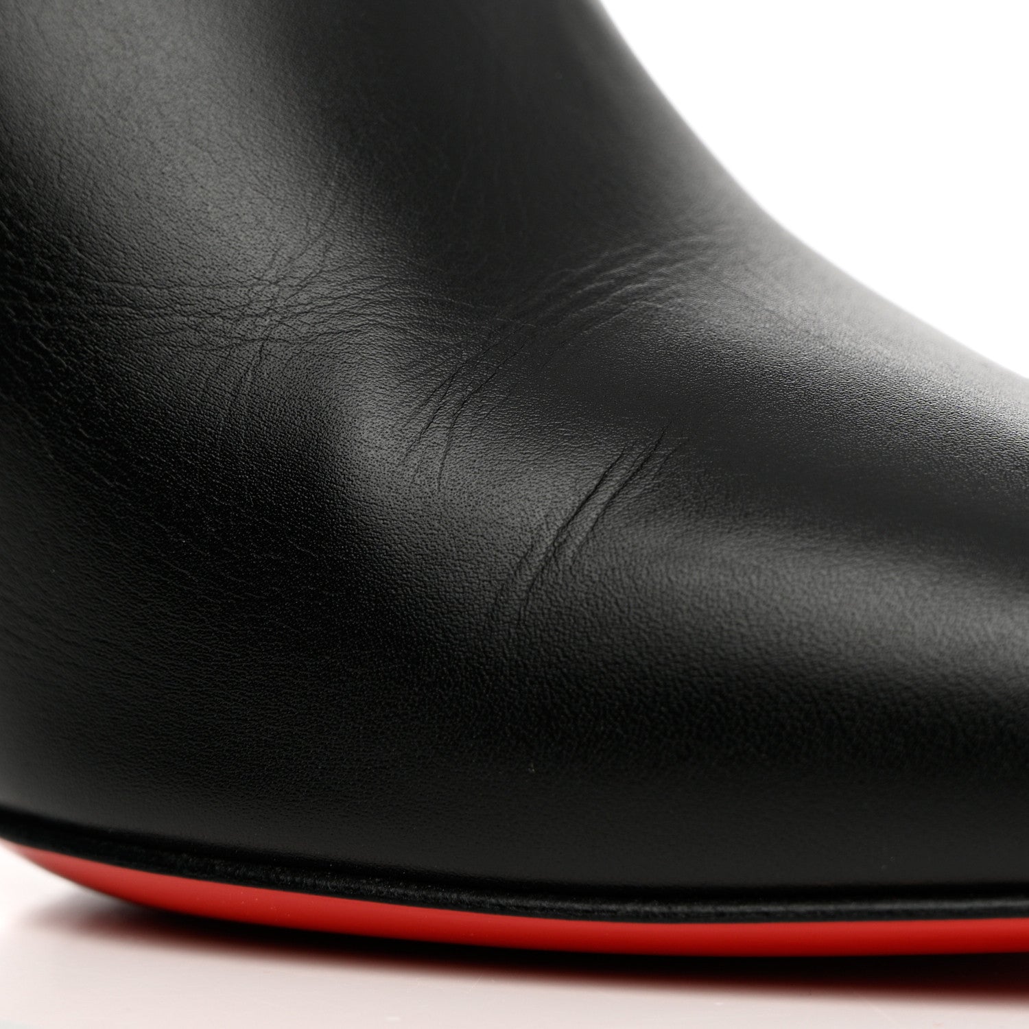 Christian Louboutin Calfskin Gorgona 85 Ankle Boots 37.5 Black 8 of 13