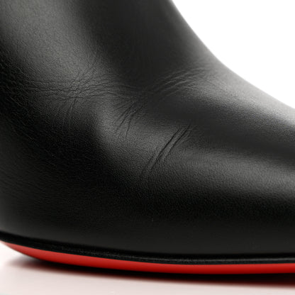 Christian Louboutin Calfskin Gorgona 85 Ankle Boots 37.5 Black 8 of 13