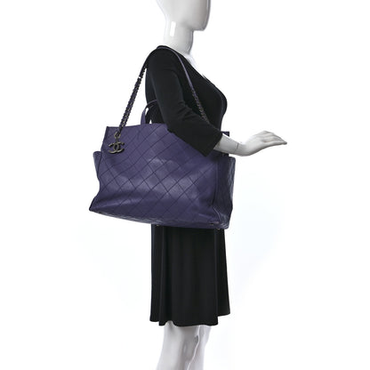 Chanel Calfskin CC Pocket Tote Purple 2 of 11