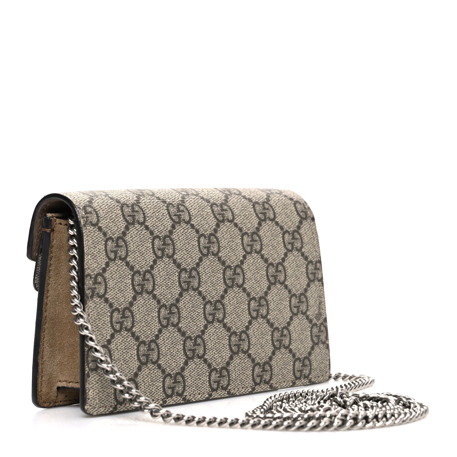 Gucci GG Supreme Monogram Super Mini Dionysus Shoulder Bag Taupe 3 of 9