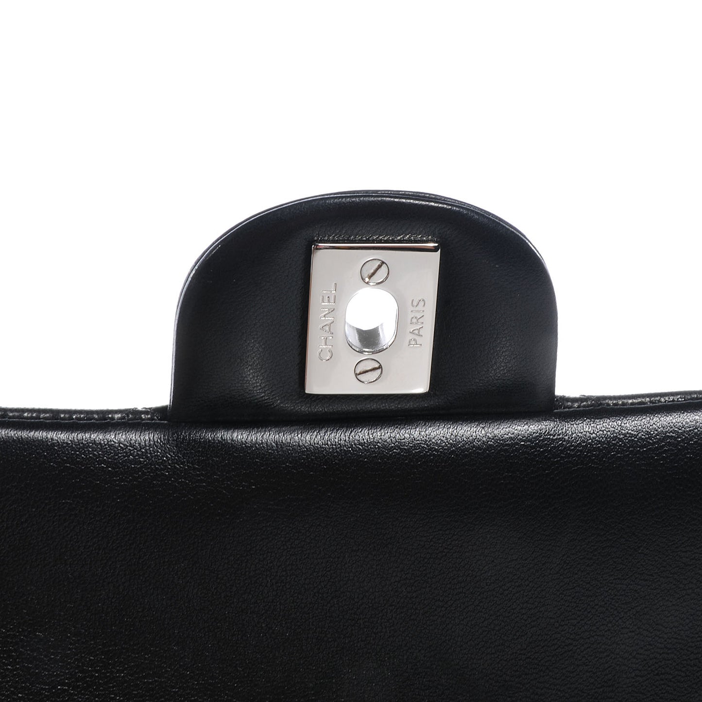 Lambskin Quilted Mini Flap Black