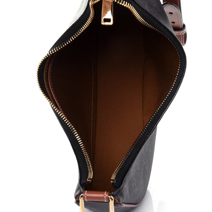 Celine Triomphe Canvas Calfskin Ava Shoulder Bag Tan 4 of 4