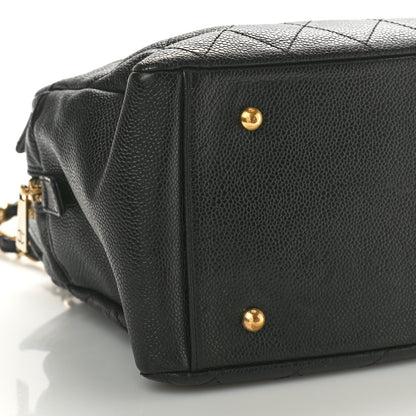 Chanel Caviar Quilted Petit Timeless Tote PTT Black 9 of 10