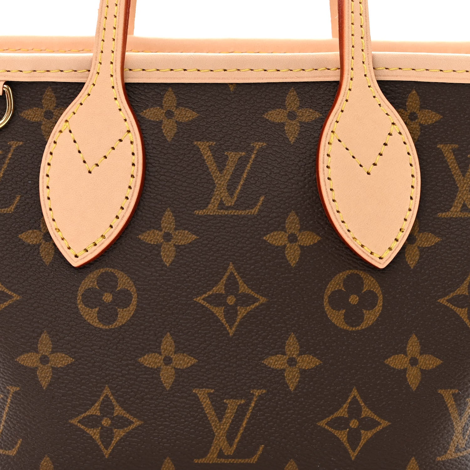 Louis Vuitton Monogram Neverfull BB Beige 10 of 12