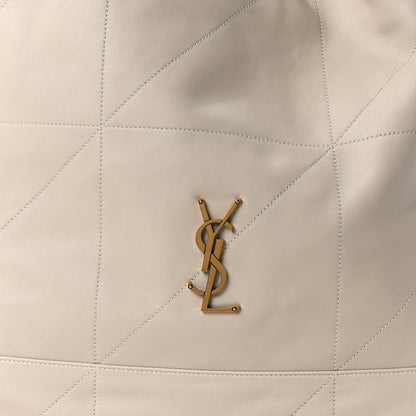 Saint Laurent Lambskin Matelasse Monogram Large Jamie 4.3 Pochon Crema Soft 9 of 11