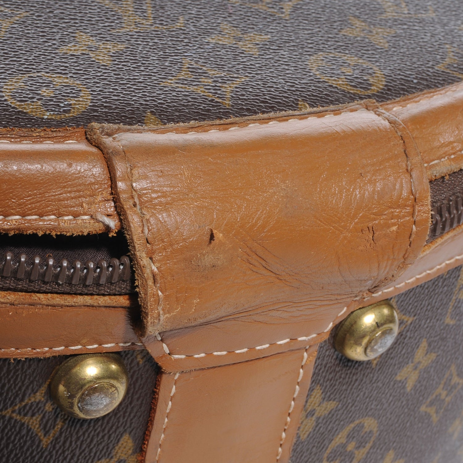 Louis Vuitton Monogram Vintage French Company Hat Box 7 of 7