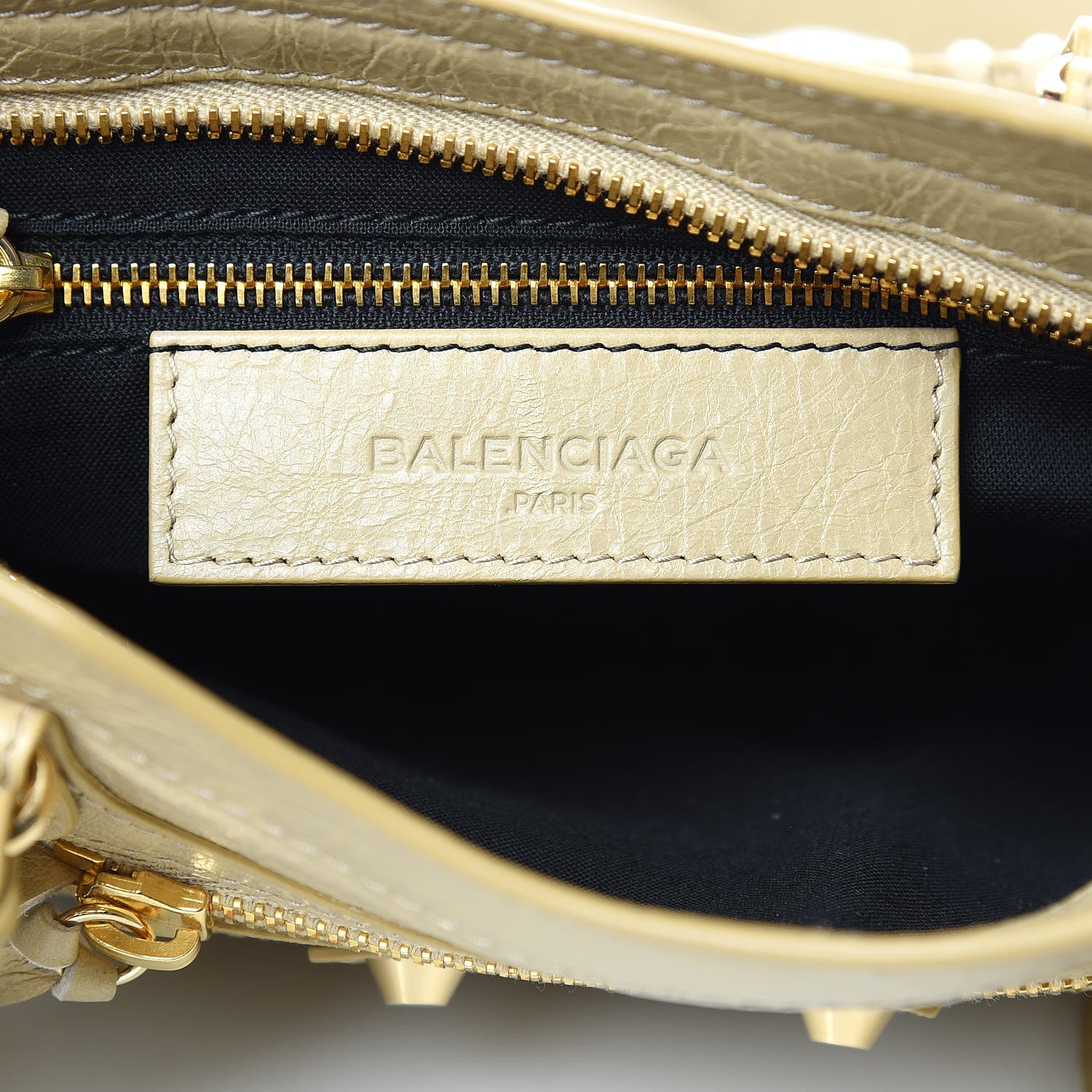 Balenciaga Agneau Classic Gold Hardware Mini S Citytrap Beige Sable 6 of 9