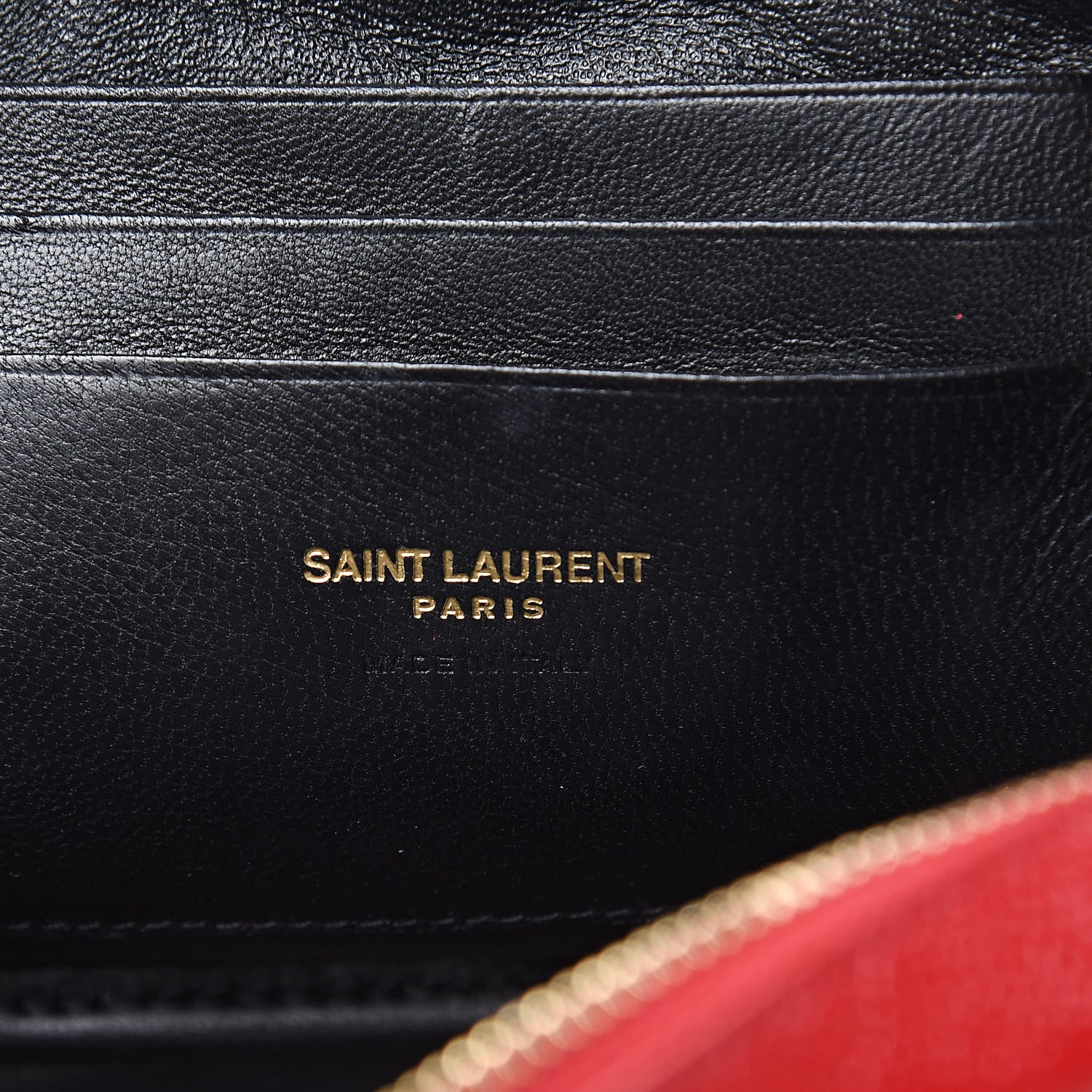 Saint Laurent Grain De Poudre Matelasse Monogram Mini Lou Camera Bag Eros Red 6 of 9