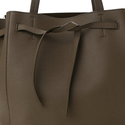 Celine Soft Grained Calfskin Small Belt Cabas Phantom Taupe 8 of 17
