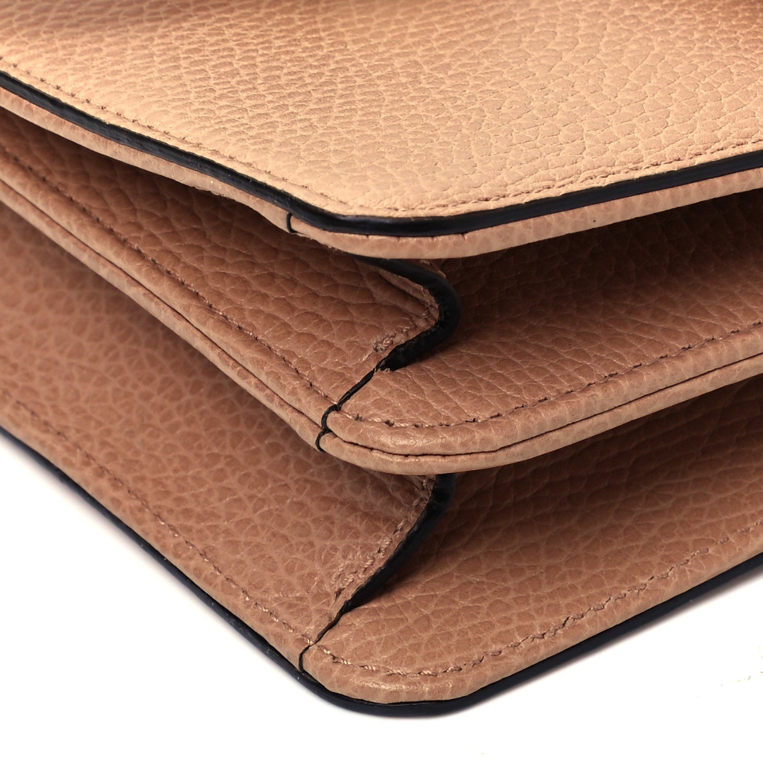 Gucci Dollar Calfskin Small Interlocking G Shoulder Bag Camelia 9 of 9