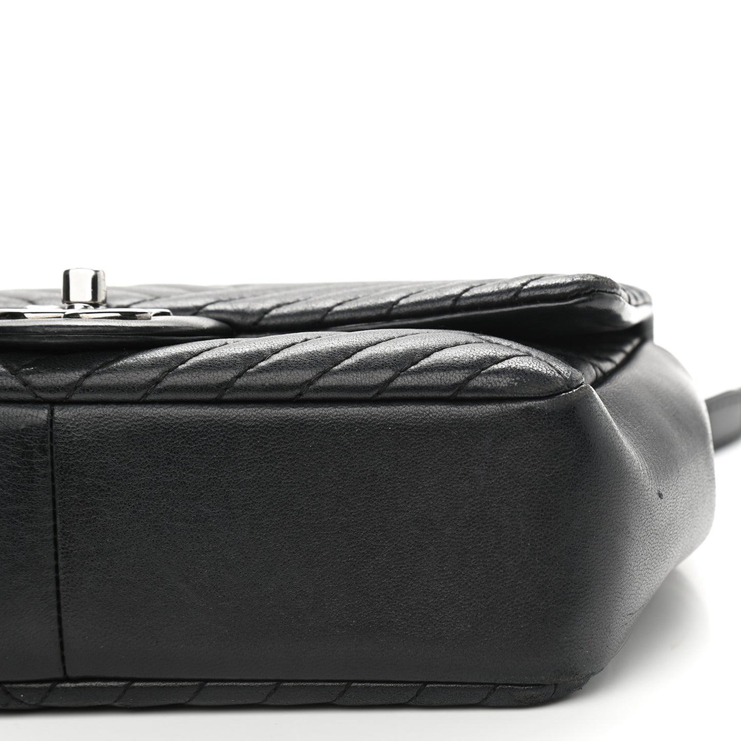 Lambskin Small CC Crossing Flap Black