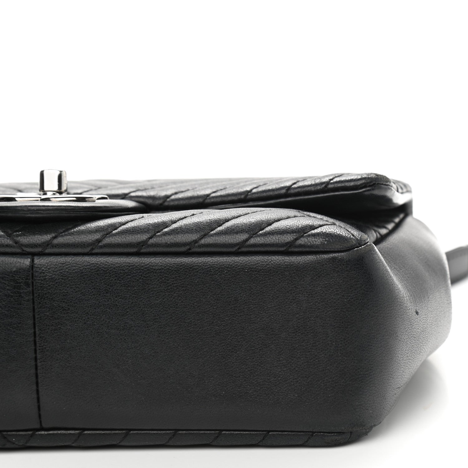 Chanel Lambskin Small CC Crossing Flap Black 4 of 8