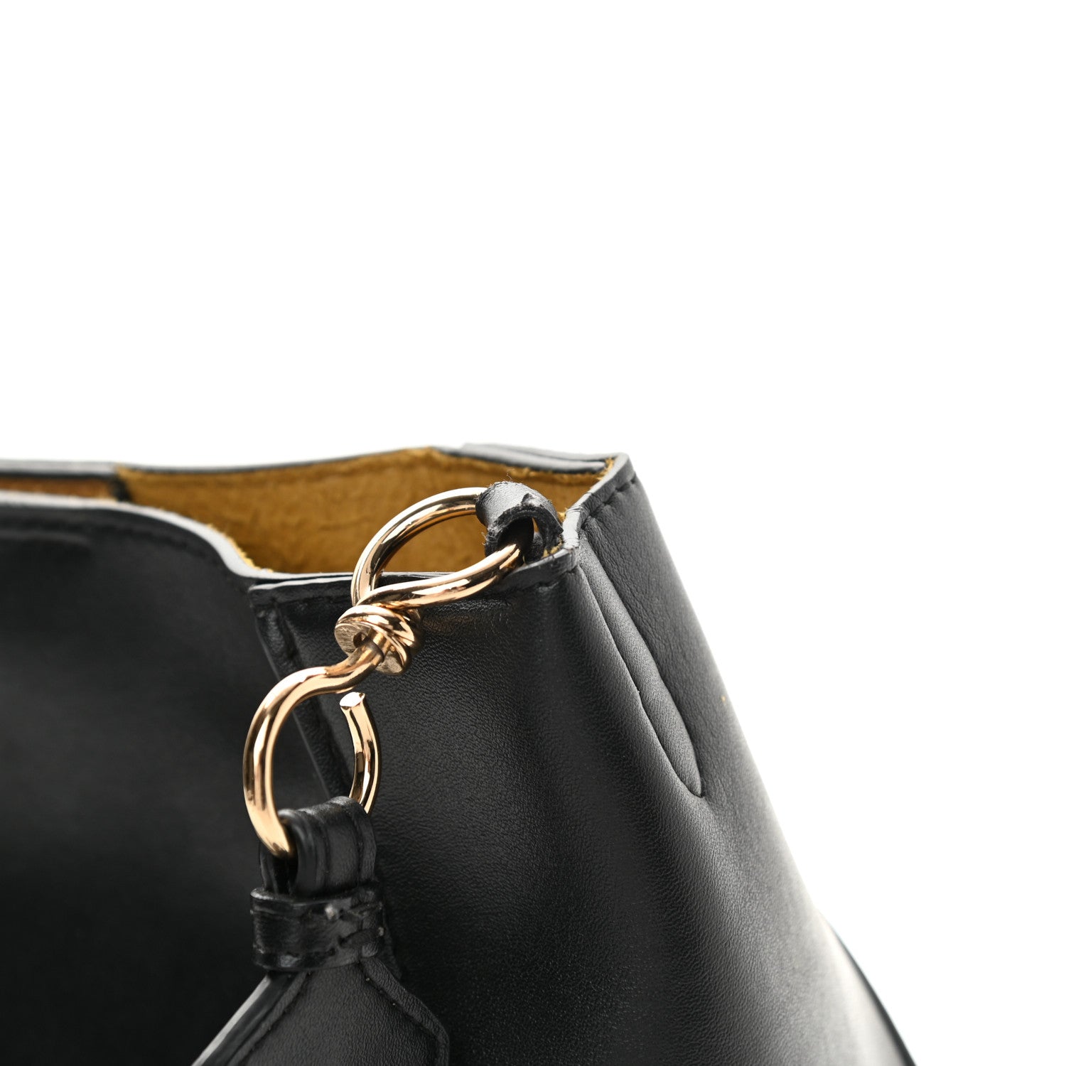 Stella McCartney Eco Alter Nappa Perforated Logo Mini Crossbody Black 17 of 18
