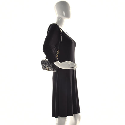Chanel Goatskin Quilted Chanel 19 Waist Bag Black 2 of 12