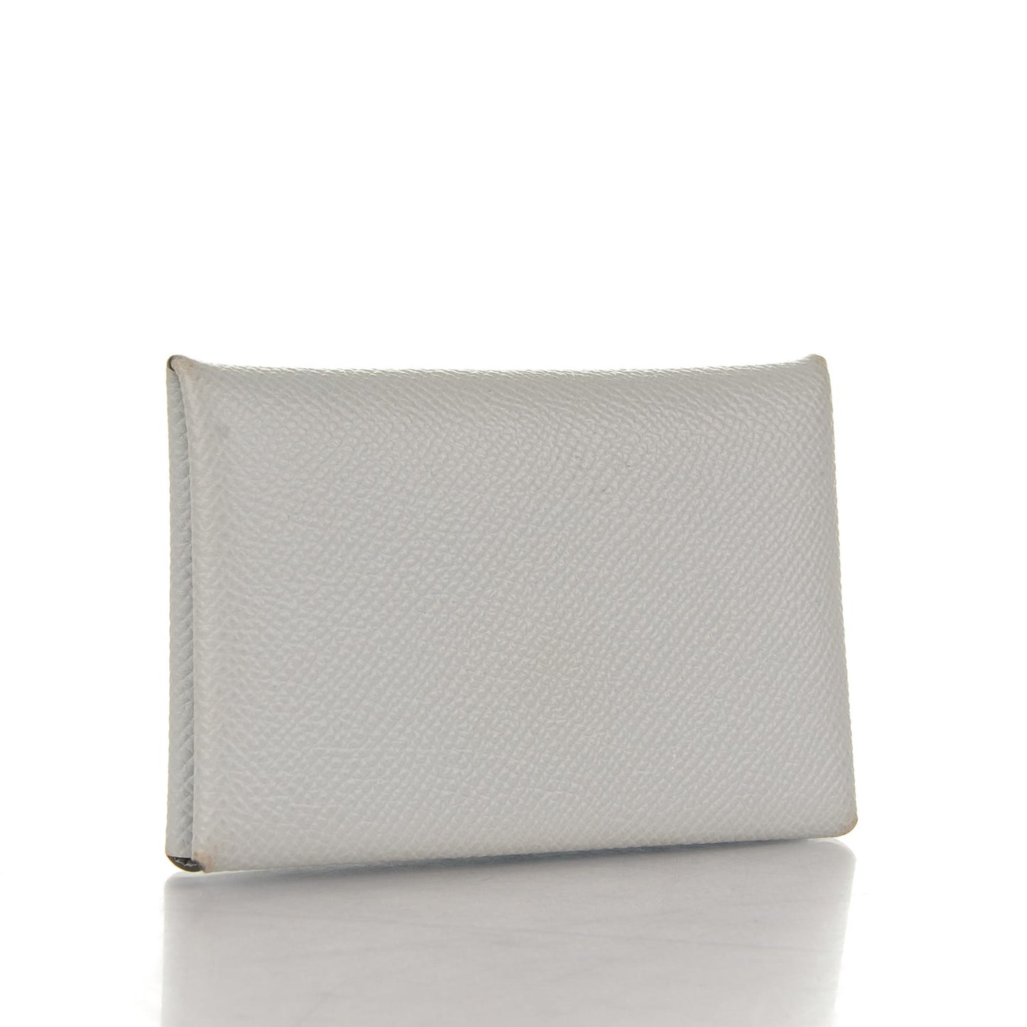 Epsom Calvi Card Case Gris Mouette