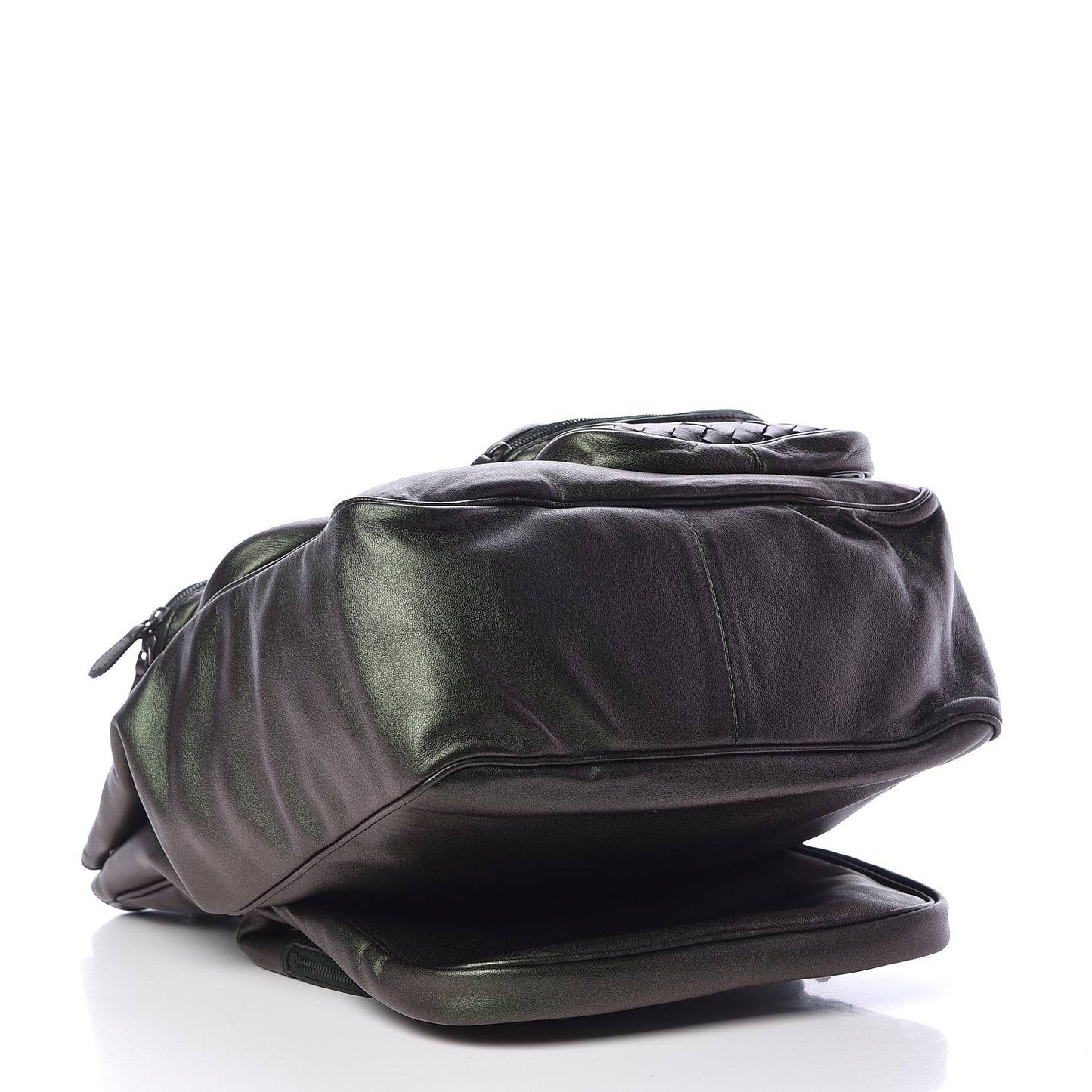 Iridescent Scarabee Multi Pocket Tote Green