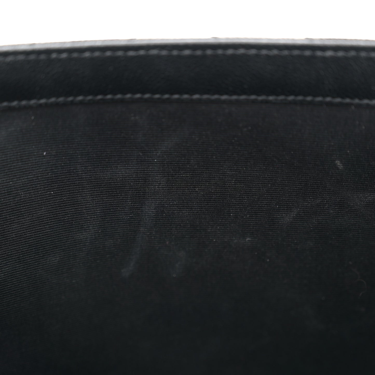Grain De Poudre Matelasse Chevron Large Monogram Satchel Black