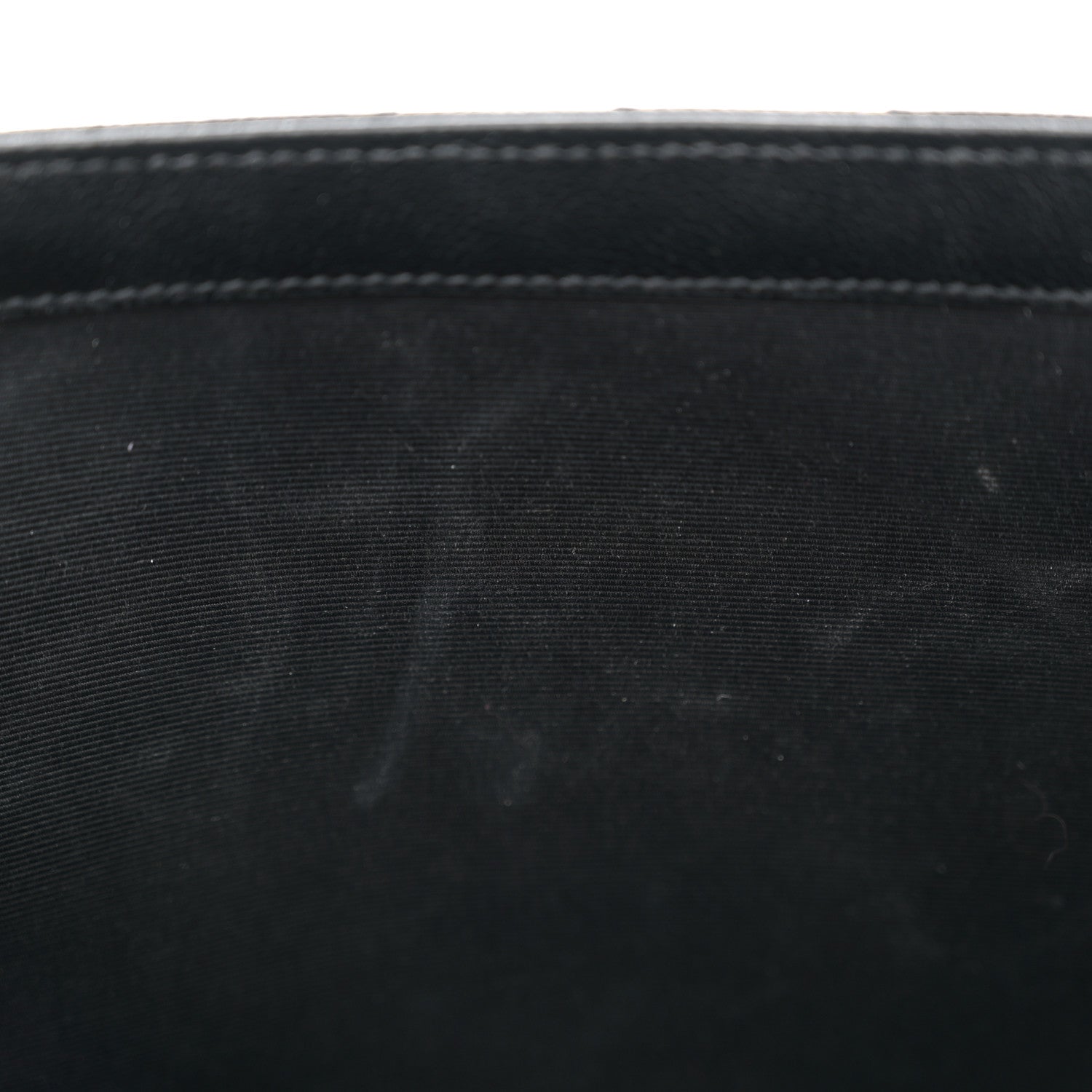 Saint Laurent Grain De Poudre Matelasse Chevron Large Monogram Satchel Black 11 of 12