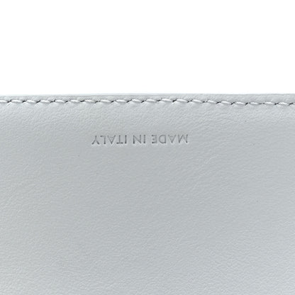 Celine Shiny Calfskin Small Triomphe Wallet Soft Blue 7 of 8