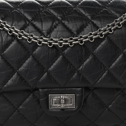 Chanel Aged Calfskin Quilted 2.55 Reissue 226 Flap Black 8 of 12