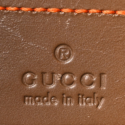 Gucci GG Supreme Monogram Medium Web Duffle Beige Brown Orange 5 of 10