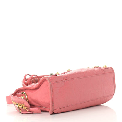 Balenciaga Agneau Giant 12 Gold Hardware Mini City Rose Jaipur 4 of 14