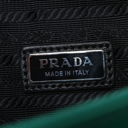 Prada Saffiano Cuir Triangle Logo Embossed Triangle Shoulder Bag Mango 6 of 10