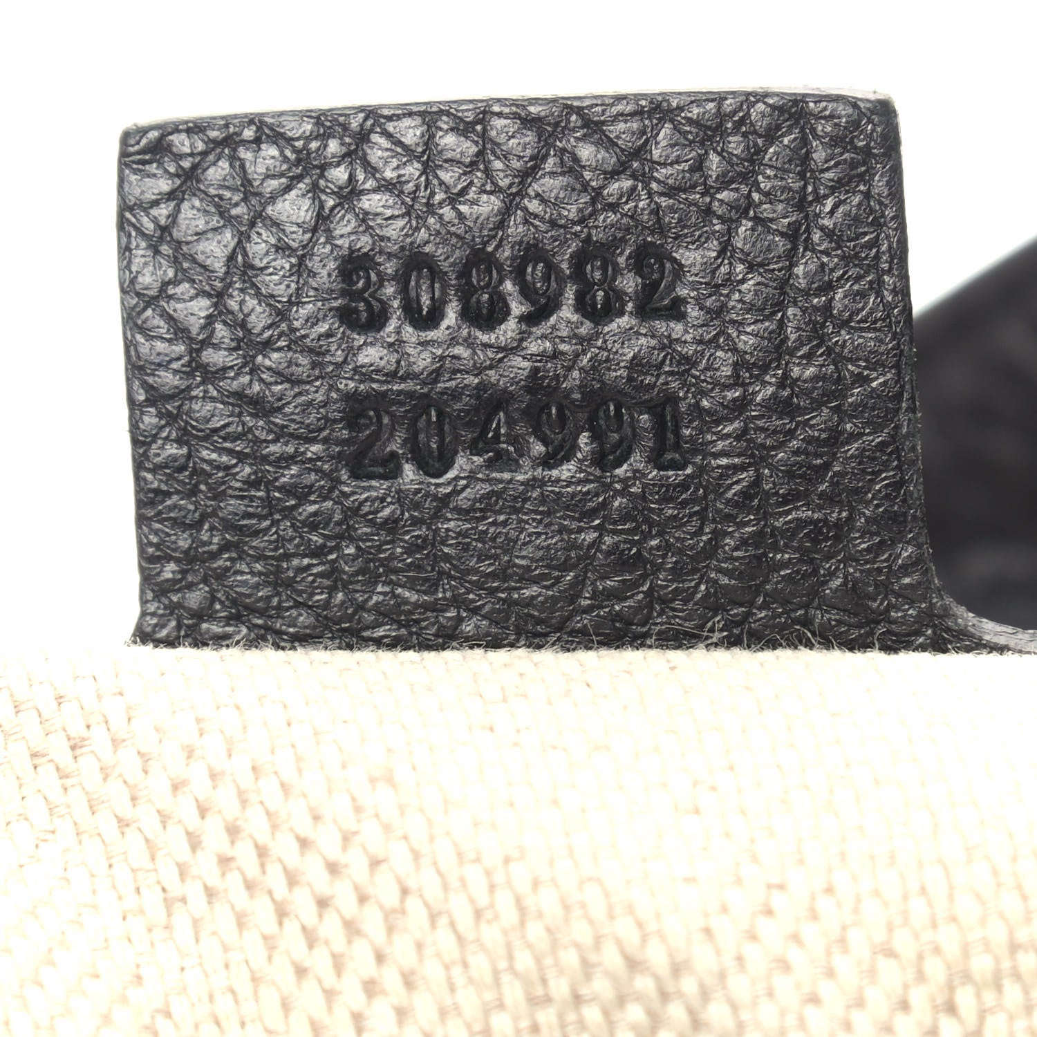 Gucci Pebbled Calfskin Medium Soho Chain Shoulder Bag Black 7 of 17