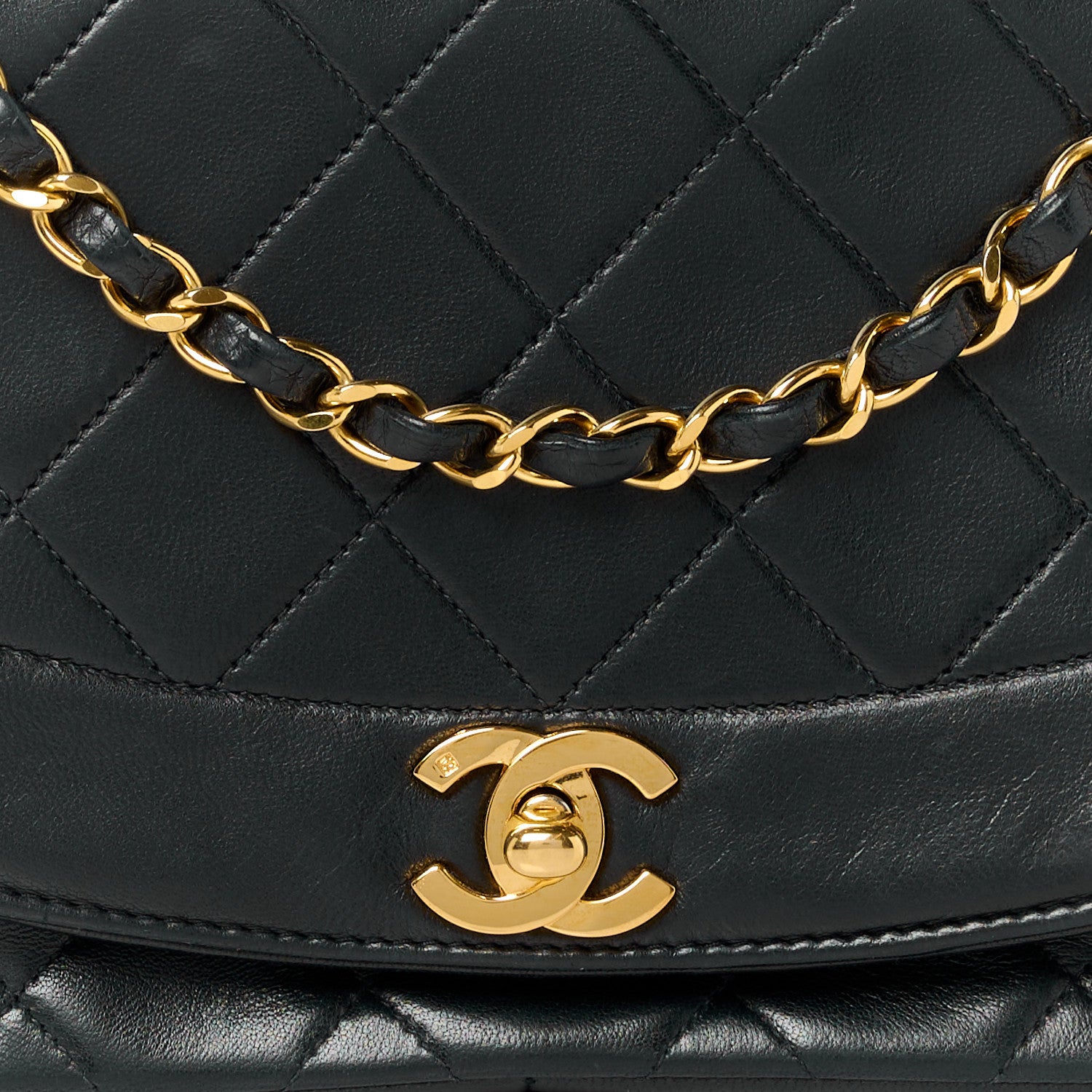 Chanel Lambskin Medium Single Flap Black 10 of 12