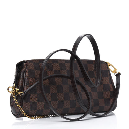 Louis Vuitton Damier Ebene Eva Clutch 2 of 13
