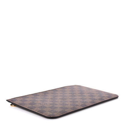 Louis Vuitton Damier Ebene Neverfull MM GM Pochette Rose Ballerine 4 of 7