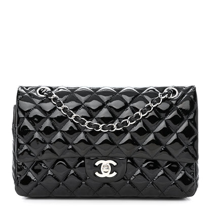 Chanel Patent Quilted Medium Double Flap Black 1 of 15