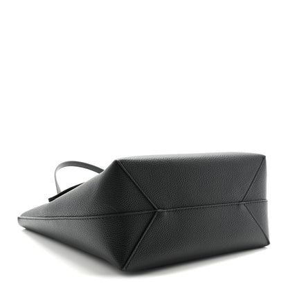 MCM Grained Calfskin Mini Himmel Shopper Tote Black 4 of 9