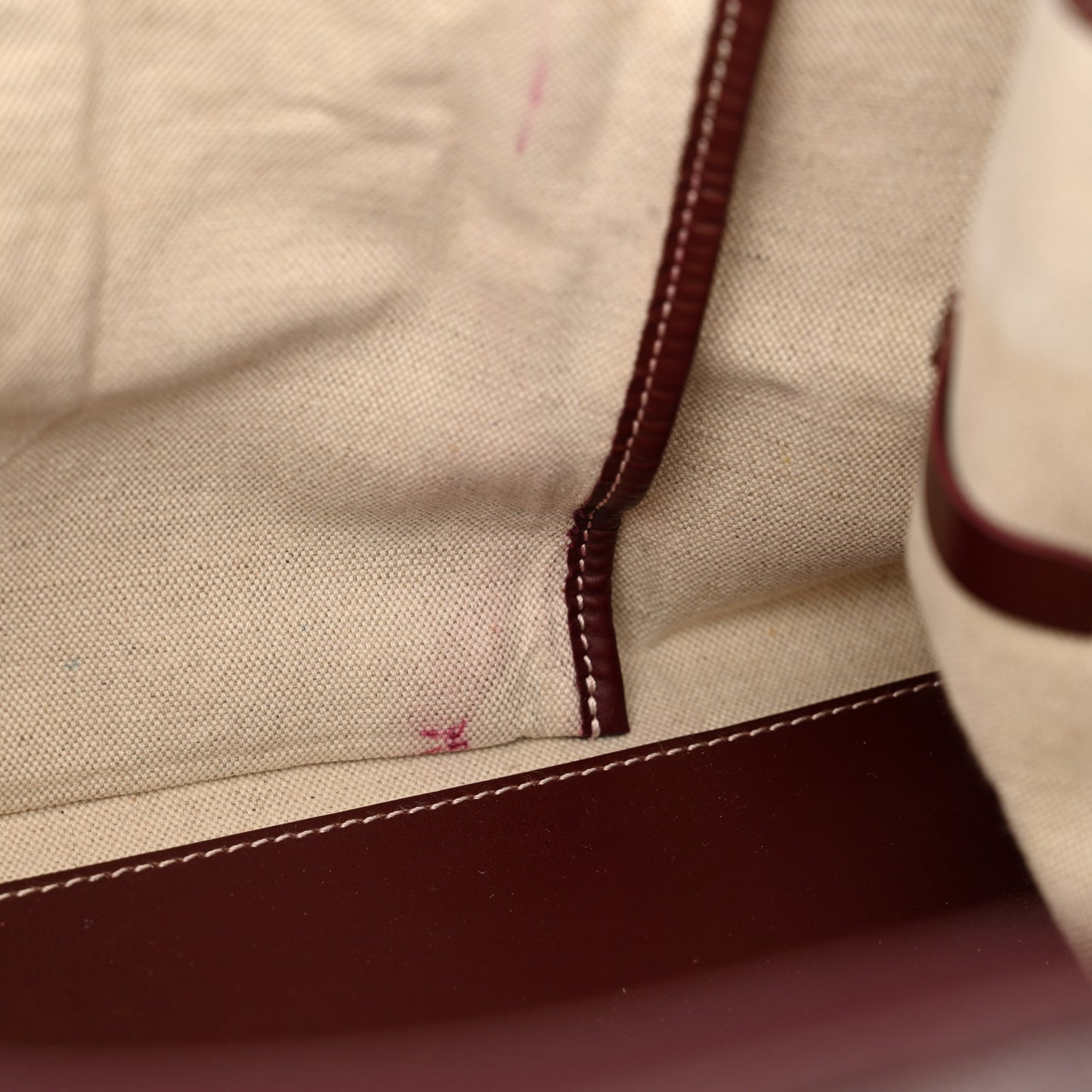 Goyardine Marquises Tote Burgundy