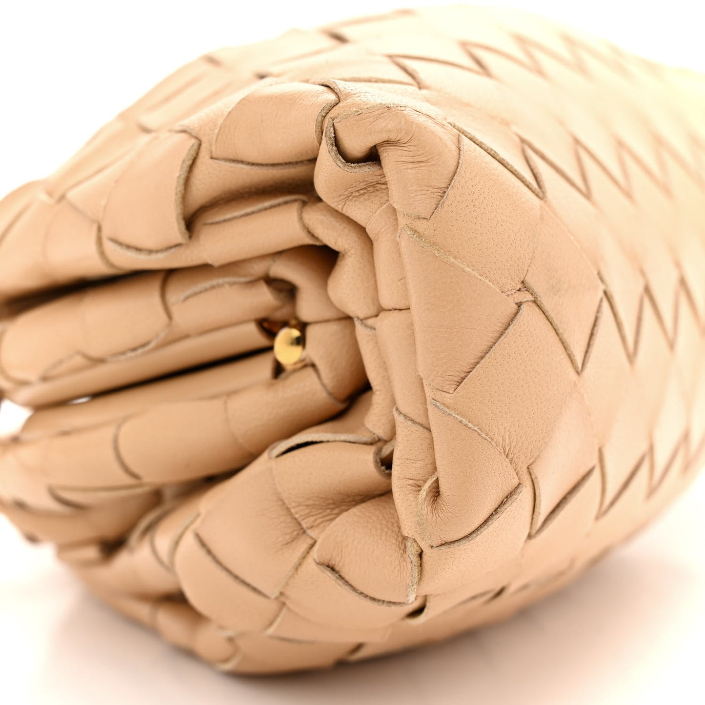 Nappa Intrecciato The Mini Pouch Almond