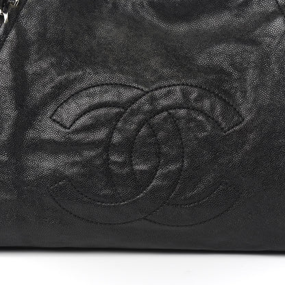 Chanel Glazed Caviar East West Modern Chain Tote Black 13 of 13