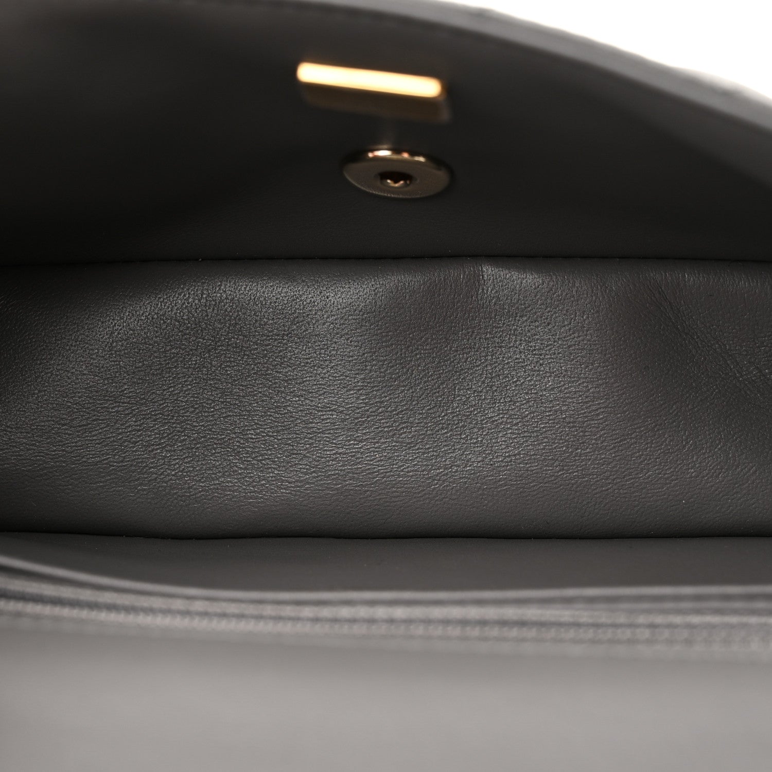 Chanel Lambskin Quilted Mini Rectangular Flap Dark Grey 5 of 10