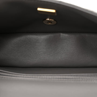 Chanel Lambskin Quilted Mini Rectangular Flap Dark Grey 5 of 10