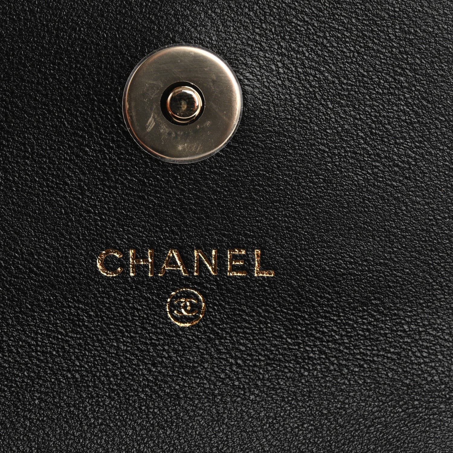 Chanel Lambskin Quilted Pearl Top Handle Clutch With Chain Black 6 of 15