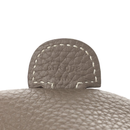 Hermes Taurillon Clemence Evelyne III PM Etoupe 14 of 15
