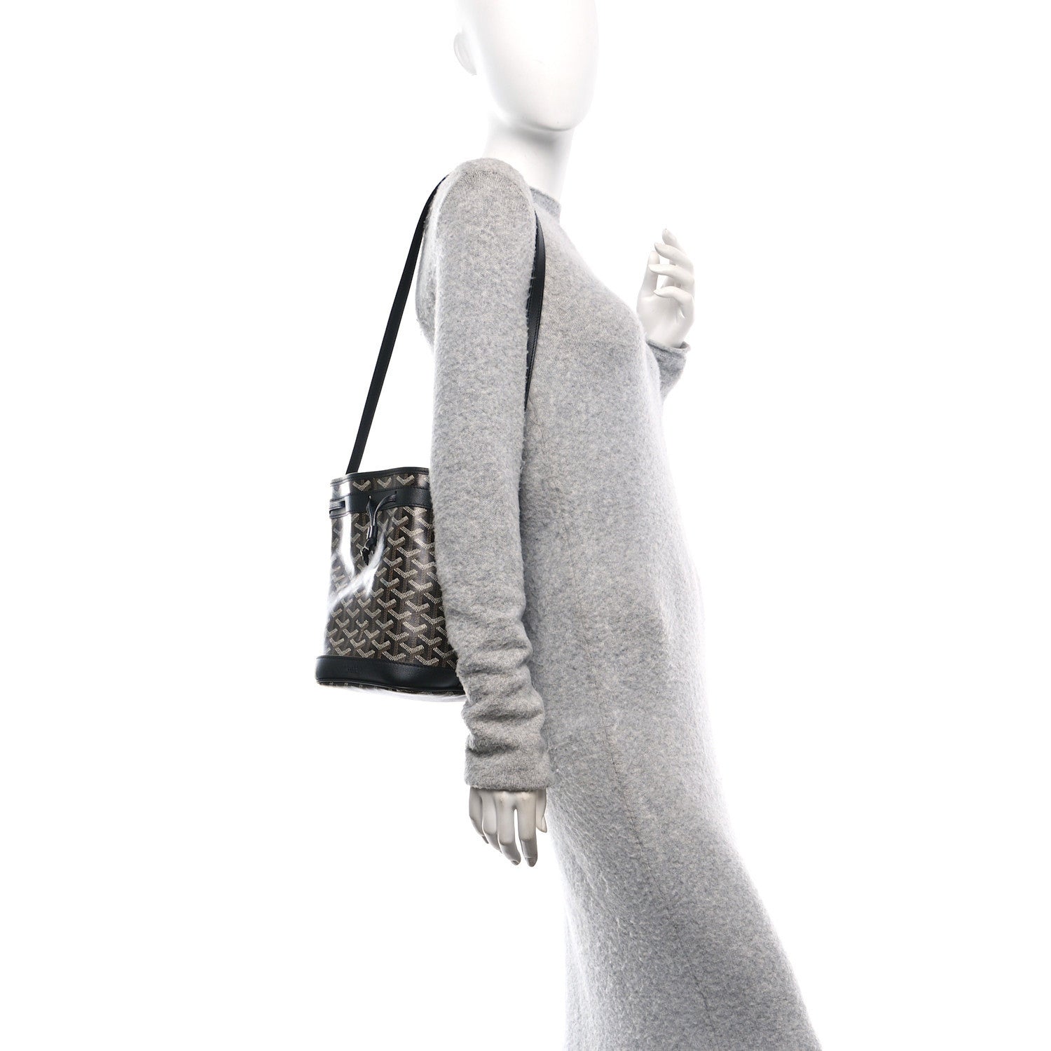Goyard Goyardine Petit Flot Bucket Bag PM Black 2 of 9